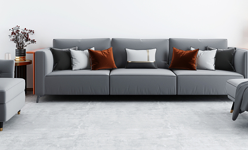 Modern Combination Sofa Combination 3d model