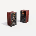 Antique Audio Old Objects 3d model