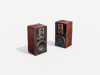 Antique Audio Old Objects 3d model