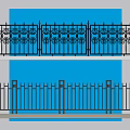 Wrought Iron Railings With Various Designs And Decorative Patterns For Outdoor Spaces