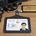 Certificate Clip Revolver Exhibit Certificate Photo Tony Leung Chiu-wai Hong Kong Opera Infernal Affairs Police Gun 3d model