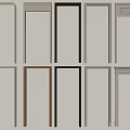 Colorful Lines In Various Styles For Modern Interior Design Frames
