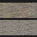 Stacked Stone Feature Wall Design With Various Color Textures For Interior Spaces 3d model