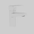 Sleek Modern Chrome Faucet With Single Handle And Polished Surface Design