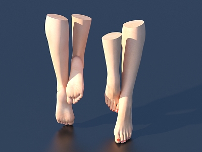 Manicure of Human Foot Model model