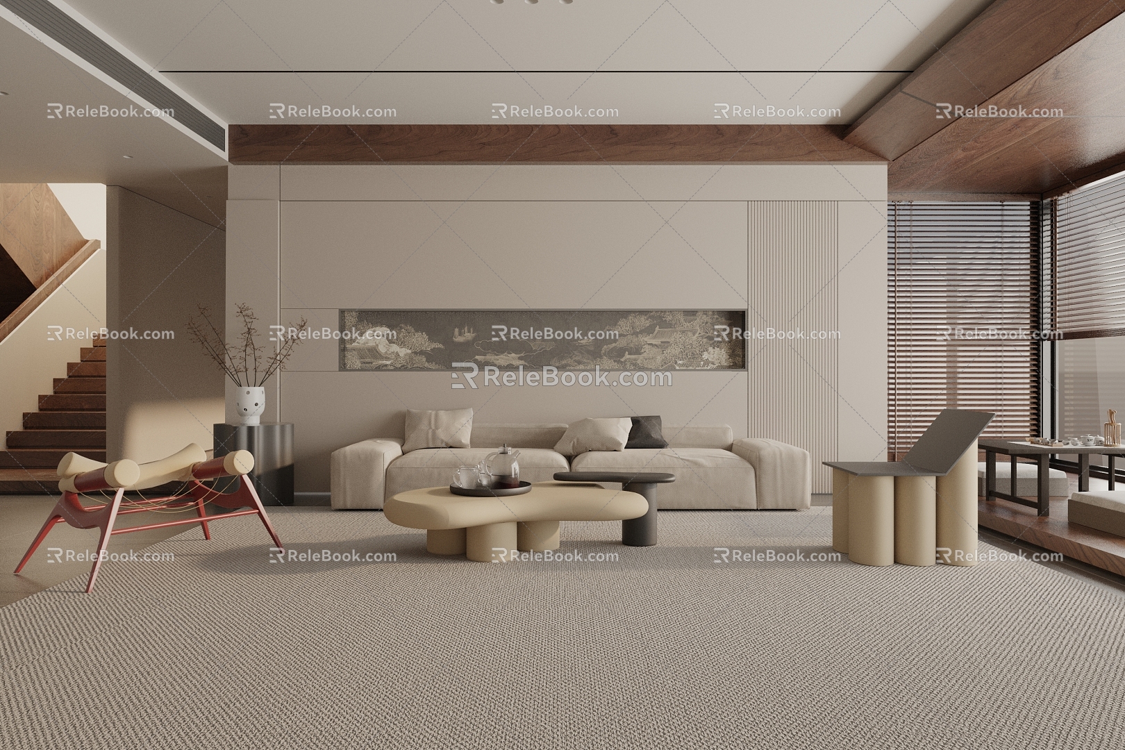 The Silent Living Room 3d model