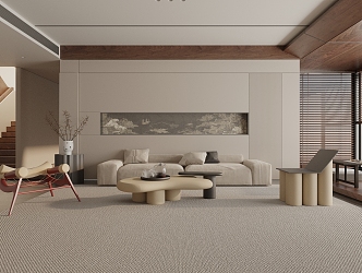 The Silent Living Room 3d model