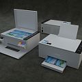 Modern Printers 3d model