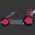 Gray Go Kart With Number 8 Steering Wheel Pink Accents And Black Wheels