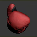 Red Boxing Gloves Sports Equipment For Training And Fitness Activities