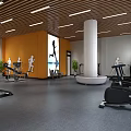 Modern Gym 3d model