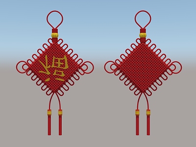 Modern Chinese Knot 3d model