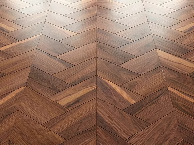 Wooden Floor Herringbone Pattern Design With Natural Wood Texture And Elegant Layout 3d model