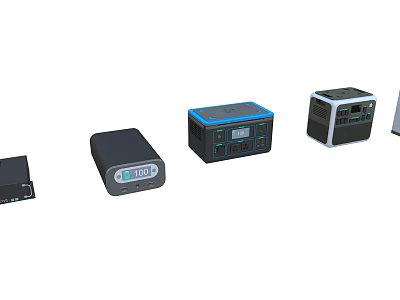 Modern charging treasure mobile power 3d model Modern charging treasure mobile power 3d model
