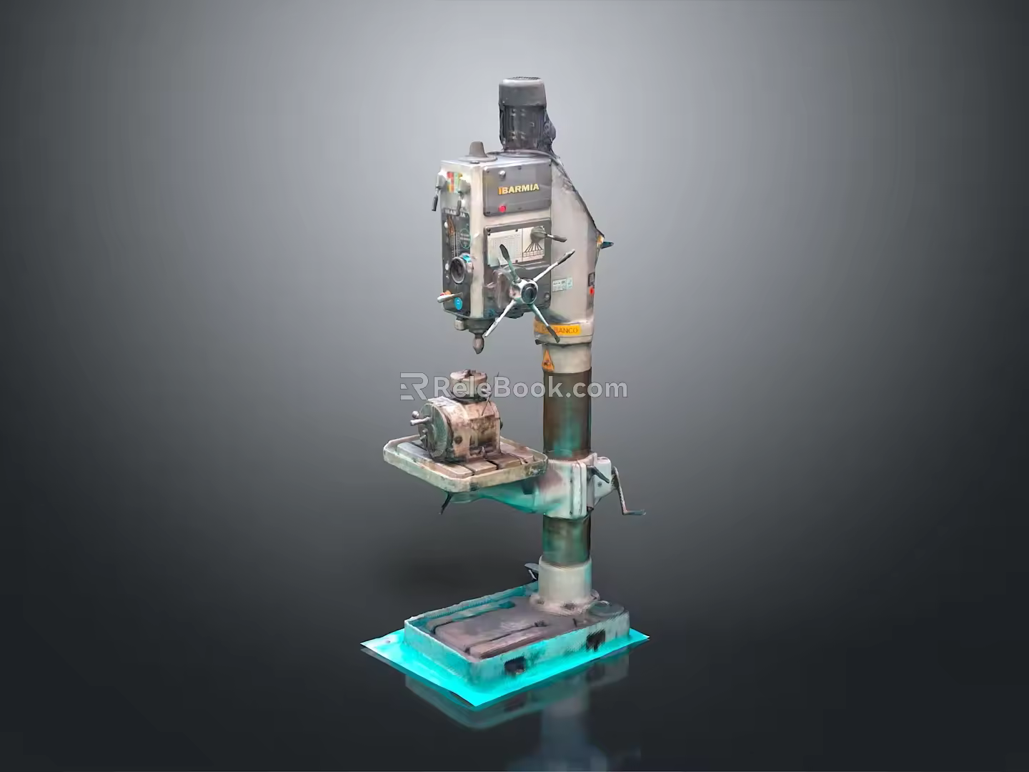 Bench Drill Vertical Drilling Machine Vertical Bench Drilling Machine Tools Hardware Tools Processing Tools Furniture 3d model