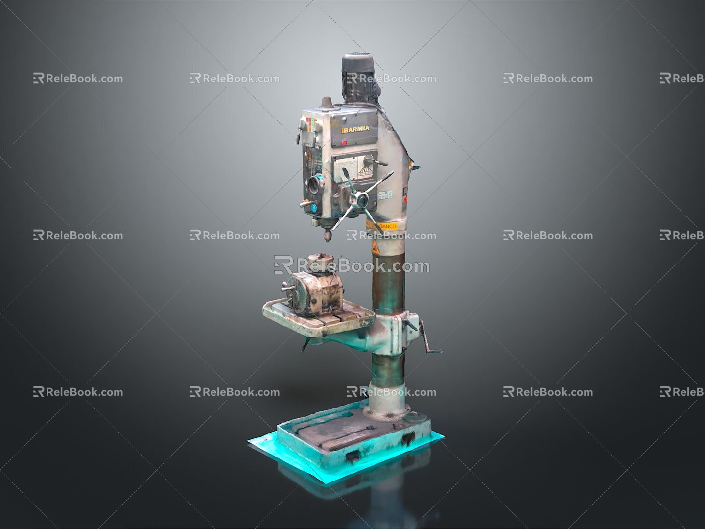 Bench Drill Vertical Drilling Machine Vertical Bench Drill Drilling Machine Tools Hardware Tools Processing Tools Furniture Furniture 3d model