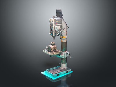 Bench Drill Vertical Drilling Machine Vertical Bench Drilling Machine Tools Hardware Tools Processing Tools Furniture model