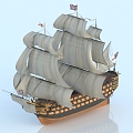 Modern Warship 3d model