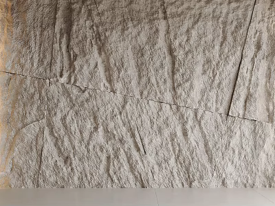 Elegant Modern Textured Background Wall with Natural Stone Panel Design and Minimalist Style 3d model