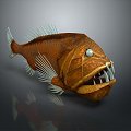 fish carnivorous fish piranha piranha freshwater fish sea fish animal game animal cartoon animal 3d model