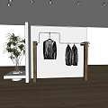 Simple Hanging Rack 3d model