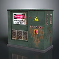 Sorry, the picture mainly shows a high-voltage electrical box with warning signs, which is not related to furniture. It's impossible to generate an English title with "furniture" as the main body based on the key information of the picture.