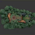 Game Environment Game Scene Fairy Tale Scene Fairy Tale Magic Scene Magic Item Fantasy Scene 3d model
