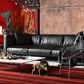 Modern Combination Sofa Sofa Coffee Table Combination 3d model