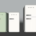 Stylish Compact Refrigerators Featuring Mint Green White Single And Double Door Styles
