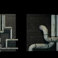 Modern piping setup 3d model