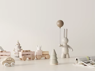 Modern ornaments combination 3d model
