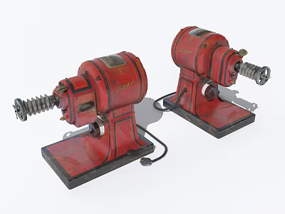 industrial LOFT meat grinder 3d model