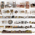 Diverse Garden Ornaments Featuring Wooden Metal Crafts For Outdoor Decoration