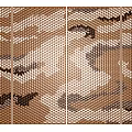 Camouflage Pattern Mesh Partition With Neutral Tones For Modern Interior Decor Design 3d model