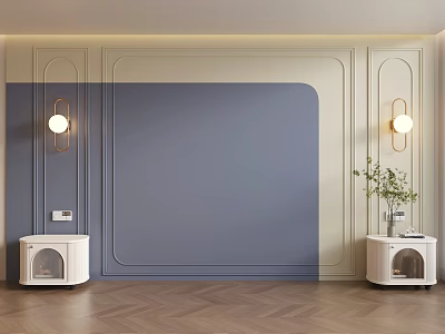 Background wall French background wall bedroom background wall bedside background wall children's room background wall European background wall simple European background wall 3d model