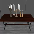 European-style candlestick 3d model