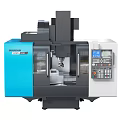 modern numerical control machine tool 3d model