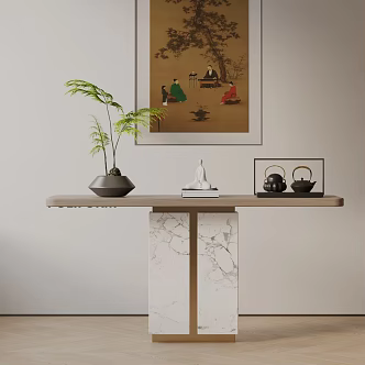 Modern Entrance Cabinet 3d model