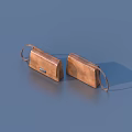 Two Brown Leather Handbags With Adjustable Straps And Metal Clasps For Daily Use