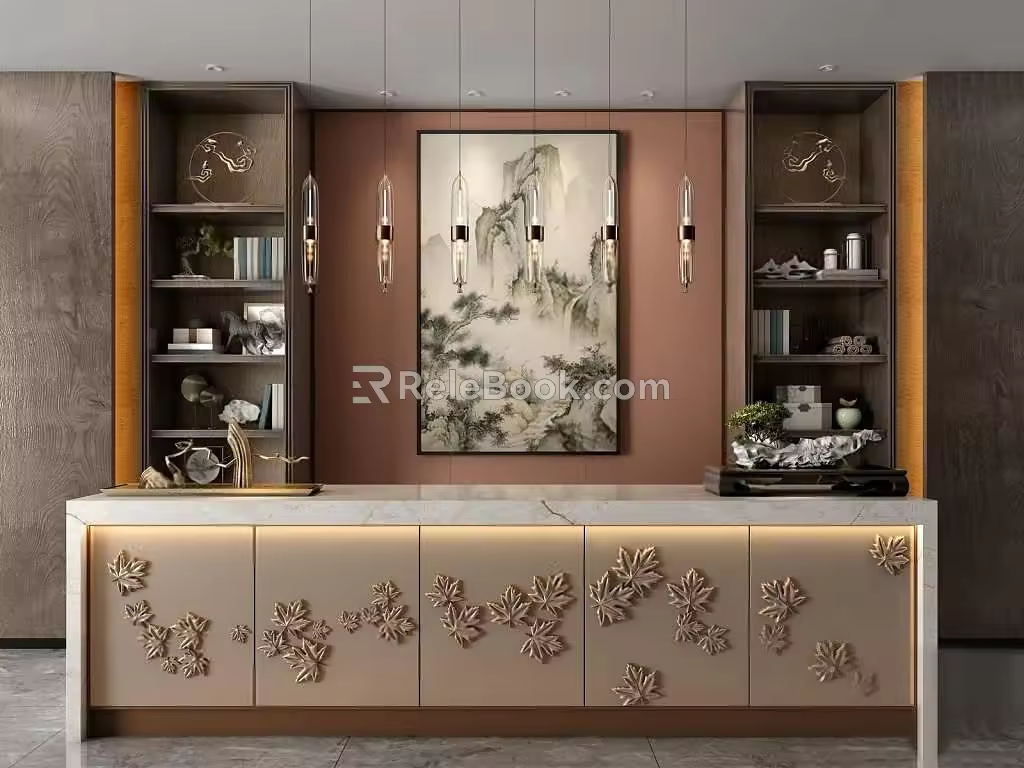 Reception Desk 3d model