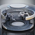 Modern Robot Arm Sci-Fi Factory Robot Arm 3d model