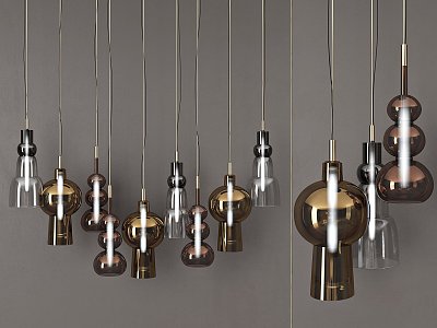 Modern chandelier Bill Bokalgan Northern Vision 3d model