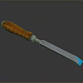 spatula woodworking spatula file tool file hand file woodworking tool 3d model