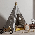 Modern tent children tent toy combination 3d model