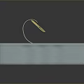 Open Metal Container With Rolled Aluminum Foil For Kitchen Supplies