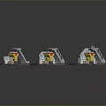 Sci-fi Items Sci-fi Components High-tech Components Sci-fi Equipment Sci-fi Scene Sci-fi Environment Game Scene 3d model