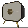 Modern Bedside Tables With Different Styles Metal Legs Wooden And Marble Panels