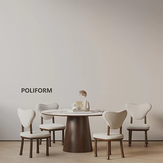 Modern table combination 3d model