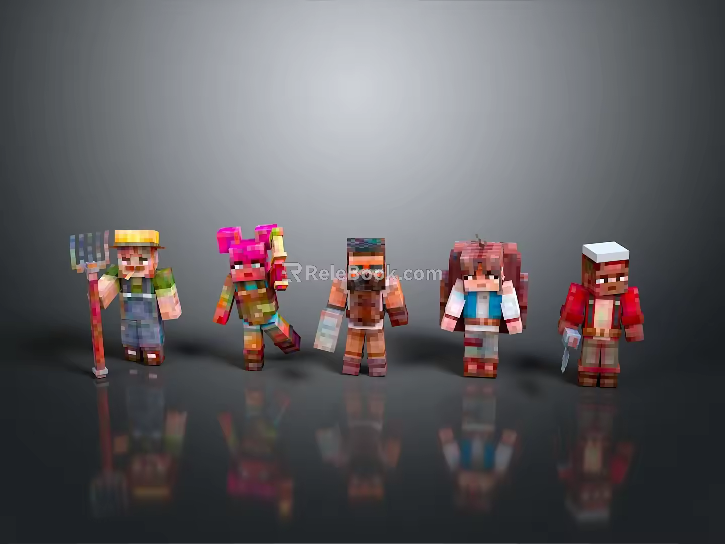 Puppet puppet wooden figure game character game character realistic character 3d model