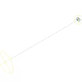Modern Metal Chandelier With Geometric Shape And LED Light Strips Sleek Design